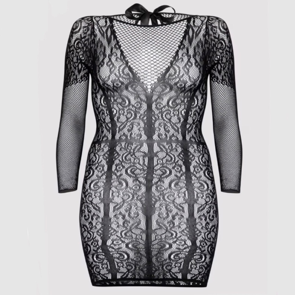 Fifty shades of grey lacey mini dress